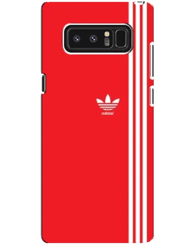 Чехол для Samsung Galaxy Note 8 (N950) с картинкой «Красный минимализм Adidas»