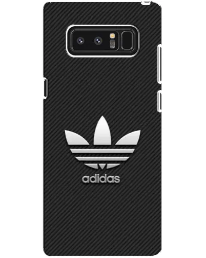 Чехол для Samsung Galaxy Note 8 (N950) с картинкой «Adidas Карбоновая текстура»