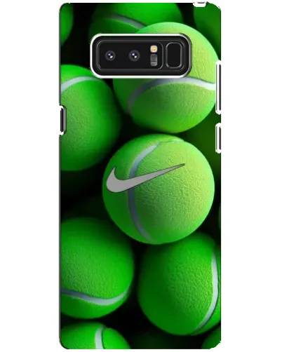 Чехол для Samsung Galaxy Note 8 (N950) с картинкой «Теннисные мячи Найк» Чехол для Samsung Galaxy Note 8 (N950) с картинкой «Теннисные мячи Найк»