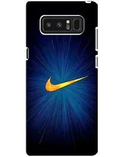 Чехол для Samsung Galaxy Note 8 (N950) с картинкой «Синий пульс Nike»