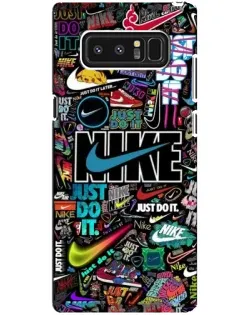 Чехол для Samsung Galaxy Note 8 (N950) с картинкой «Яркий коллаж Nike»