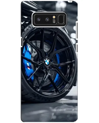 Чехол для Samsung Galaxy Note 8 (N950) с картинкой «Колесо BMW вблизи»