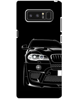 Чехол для Samsung Galaxy Note 8 (N950) с картинкой «Темный силуэт BMW»