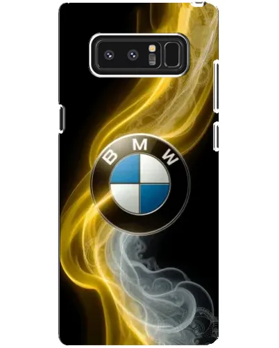 Чехол для Samsung Galaxy Note 8 (N950) с картинкой «Золотистый дым BMW»