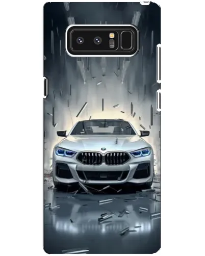 Чехол для Samsung Galaxy Note 8 (N950) с картинкой «BMW в свете фар»