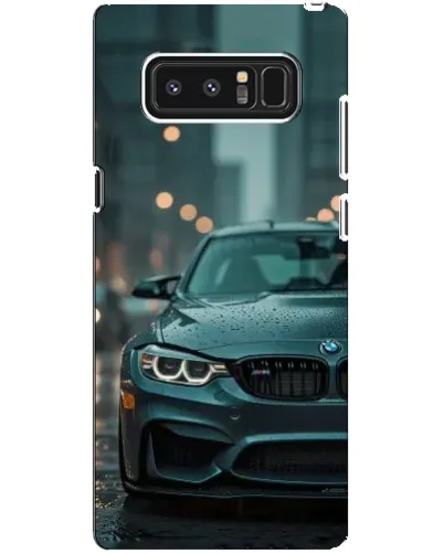 Чехол для Samsung Galaxy Note 8 (N950) с картинкой «BMW в огнях города»