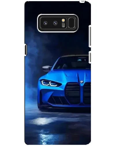 Чехол для Samsung Galaxy Note 8 (N950) с картинкой «Голубая BMW M4»