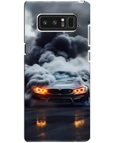 Чехол для Samsung Galaxy Note 8 (N950) с картинкой «BMW в дыму»