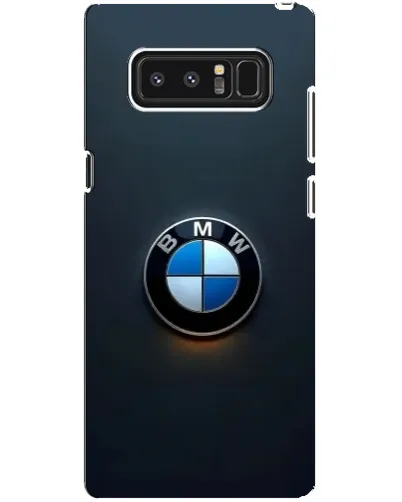 Чехол для Samsung Galaxy Note 8 (N950) с картинкой «Логотип BMW — минимализм»