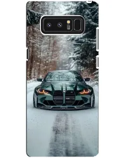 Чехол для Samsung Galaxy Note 8 (N950) с картинкой «BMW в зимнем лесу» Чехол для Samsung Galaxy Note 8 (N950) с картинкой «BMW в зимнем лесу»