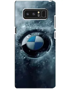 Чехол для Samsung Galaxy Note 8 (N950) с картинкой «Логотип BMW — лед» Чехол для Samsung Galaxy Note 8 (N950) с картинкой «Логотип BMW — лед»