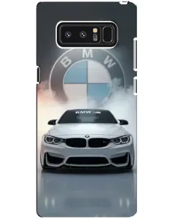 Чехол для Samsung Galaxy Note 8 (N950) с картинкой «BMW в белом дыму» Чехол для Samsung Galaxy Note 8 (N950) с картинкой «BMW в белом дыму»