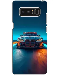 Чехол для Samsung Galaxy Note 8 (N950) с картинкой «BMW — огни неона» Чехол для Samsung Galaxy Note 8 (N950) с картинкой «BMW — огни неона»
