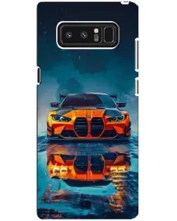Чехол для Samsung Galaxy Note 8 (N950) с картинкой «BMW — золотая эмблема»
