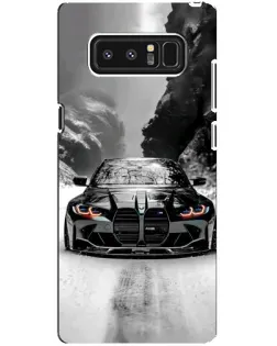 Чехол для Samsung Galaxy Note 8 (N950) с картинкой «BMW — акварельный дрифт»
