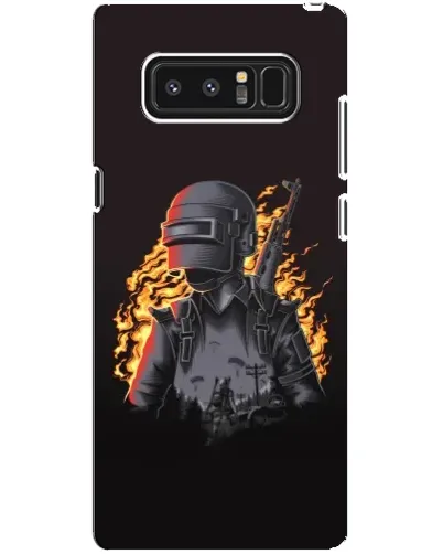 Чехол для Samsung Galaxy Note 8 (N950) с картинкой «PUBG — огненный силуэт» Чехол для Samsung Galaxy Note 8 (N950) с картинкой «PUBG — огненный силуэт»