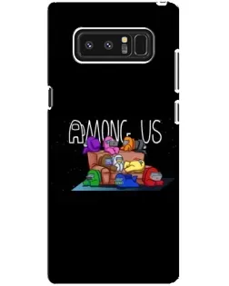 Чехол для Samsung Galaxy Note 8 (N950) с картинкой «Логотип Among Us» Чехол для Samsung Galaxy Note 8 (N950) с картинкой «Логотип Among Us»