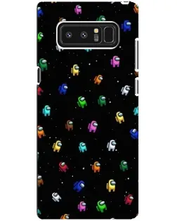 Чехол для Samsung Galaxy Note 8 (N950) с картинкой «Экипаж Among Us» Чехол для Samsung Galaxy Note 8 (N950) с картинкой «Экипаж Among Us»
