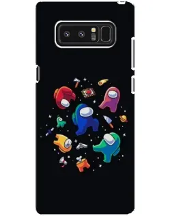 Чехол для Samsung Galaxy Note 8 (N950) с картинкой «Among Us космос»