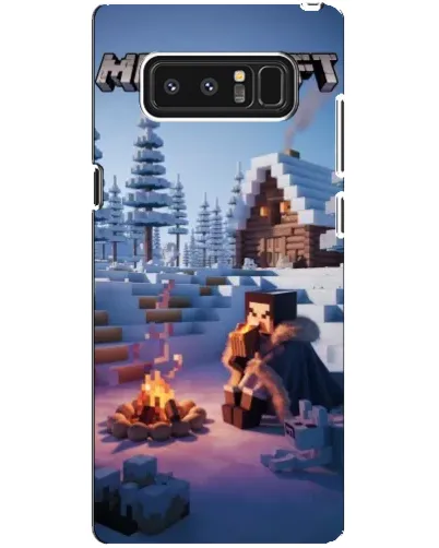 Чехол для Samsung Galaxy Note 8 (N950) с картинкой «Зимний Minecraft» Чехол для Samsung Galaxy Note 8 (N950) с картинкой «Зимний Minecraft»