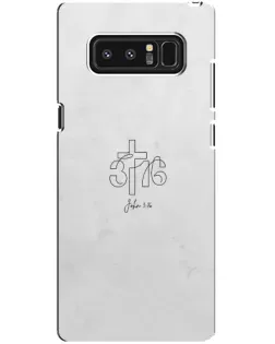 Чехол для Samsung Galaxy Note 8 (N950) с картинкой «Иоанна 3:16 Крест» Чехол для Samsung Galaxy Note 8 (N950) с картинкой «Иоанна 3:16 Крест»