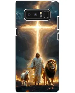 Чехол для Samsung Galaxy Note 8 (N950) с картинкой «Лев Иуды и Свет» Чехол для Samsung Galaxy Note 8 (N950) с картинкой «Лев Иуды и Свет»