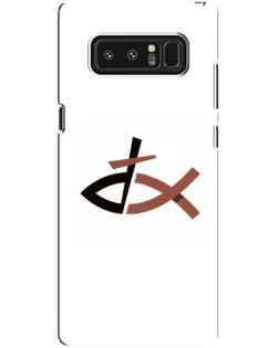 Чехол для Samsung Galaxy Note 8 (N950) с картинкой «Рыба и крест»