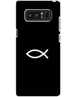 Чехол для Samsung Galaxy Note 8 (N950) с картинкой «Символ рыбы Jesus» Чехол для Samsung Galaxy Note 8 (N950) с картинкой «Символ рыбы Jesus»