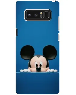 Чехол для Samsung Galaxy Note 8 (N950) с картинкой «Микки выглядывает» Чехол для Samsung Galaxy Note 8 (N950) с картинкой «Микки выглядывает»