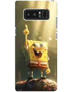 Чехол для Samsung Galaxy Note 8 (N950) с картинкой «Сияющий Спанч Боб»