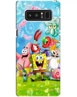 Чехол для Samsung Galaxy Note 8 (N950) с картинкой «Губка Боб и друзья»