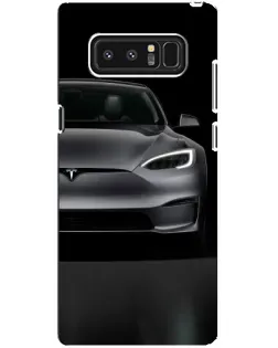 Чехол для Samsung Galaxy Note 8 (N950) с картинкой «Tesla Model S Look»