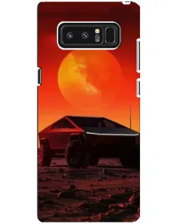 Чехол для Samsung Galaxy Note 8 (N950) с картинкой «Cybertruck на Марсе»