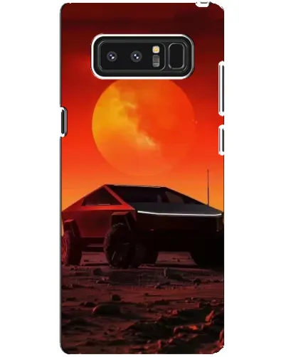 Чехол для Samsung Galaxy Note 8 (N950) с картинкой «Cybertruck на Марсе»