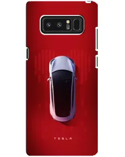 Чехол для Samsung Galaxy Note 8 (N950) с картинкой «Tesla Top View»