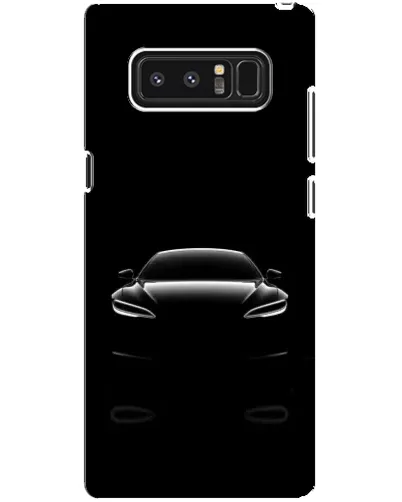 Чехол для Samsung Galaxy Note 8 (N950) с картинкой «Силуэт Tesla Night»