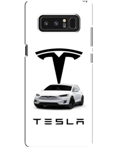 Чехол для Samsung Galaxy Note 8 (N950) с картинкой «Tesla White Style»