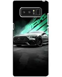 Чехол для Samsung Galaxy Note 8 (N950) с картинкой «Темный Mercedes AMG»