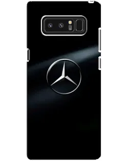 Чехол для Samsung Galaxy Note 8 (N950) с картинкой «Mercedes на металле»