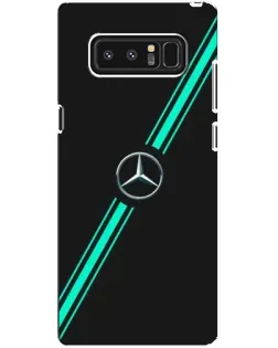 Чехол для Samsung Galaxy Note 8 (N950) с картинкой «Спортивные линии Mercedes»