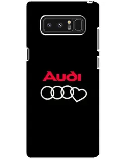 Чехол для Samsung Galaxy Note 8 (N950) с картинкой «Логотип Audi Heart» Чехол для Samsung Galaxy Note 8 (N950) с картинкой «Логотип Audi Heart»