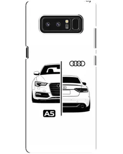 Чохол для Samsung Galaxy Note 8 (N950) з картинкою «Audi — контрастний дизайн»