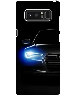 Чохол для Samsung Galaxy Note 8 (N950) з картинкою «Неоновий погляд Audi»