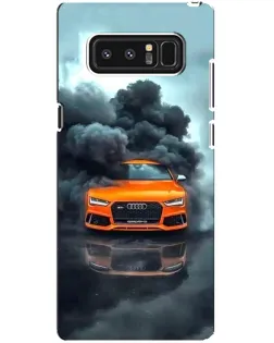 Чохол для Samsung Galaxy Note 8 (N950) з картинкою «Audi у хмарах диму»