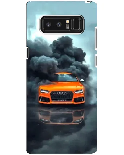 Чехол для Samsung Galaxy Note 8 (N950) с картинкой «Audi в облаках дыма»