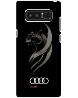 Чохол для Samsung Galaxy Note 8 (N950) з картинкою «Графіка — пантера та Audi»