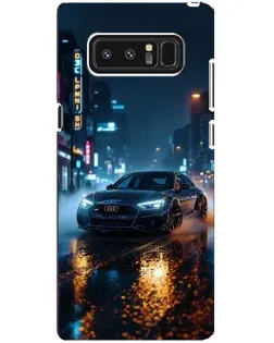 Чохол для Samsung Galaxy Note 8 (N950) з картинкою «Нічне місто та Audi»