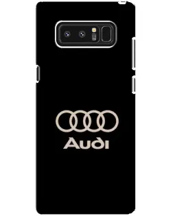 Чохол для Samsung Galaxy Note 8 (N950) з картинкою «Audi — золотий логотип»