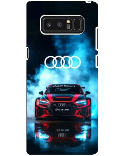 Чехол для Samsung Galaxy Note 8 (N950) с картинкой «Audi Sport — неон»