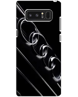 Чохол для Samsung Galaxy Note 8 (N950) з картинкою «Audi — абстрактні кільця»